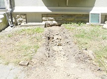 Water lines installed