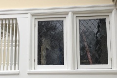 Restored glass detail